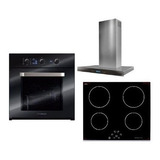 Combo Horno Ormay A2  Anafe Vitro Orbis Campana Touch 60