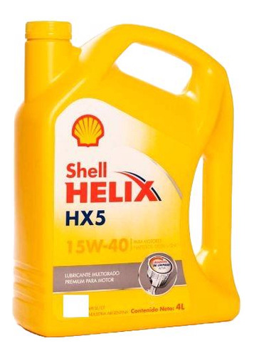 Aceite Helix Hx5 15w-40 Sl/cf Volkswagen G 052107ml