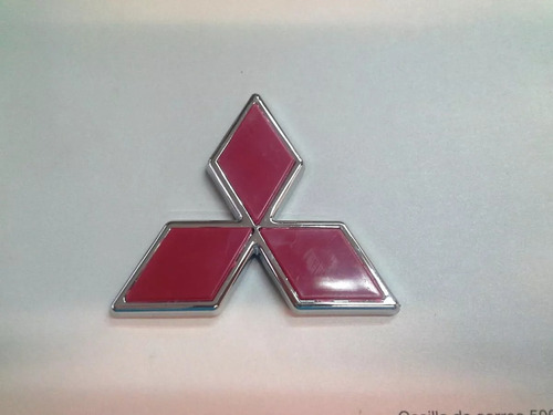 Insignia Mitsubishi Roja 6,1 Cm X 5,2 Cm Foto 2