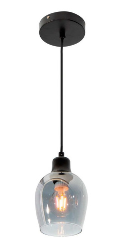 Lámpara Colgante Moderna Ike Lite 21243-2 Vidrio Ahumado