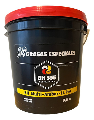 Grasa Amarilla - Ambar  Chasis Platos De Semi  X 3.6kg 