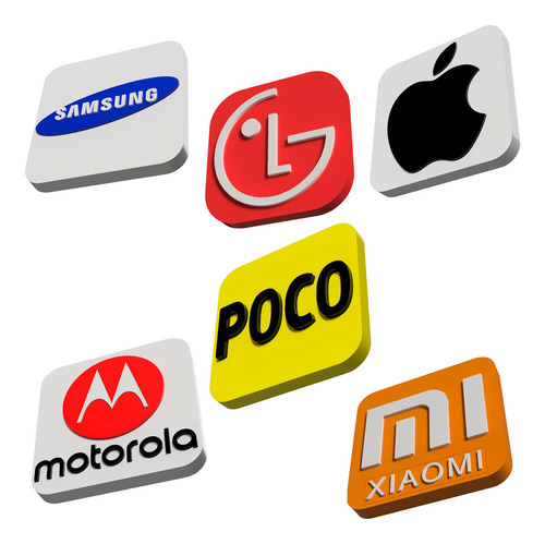 Decoração Logo Celular Smartphone Loja Assistência Técnica
