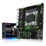 Placa Mãe Intel X99 Machinist Pr9 Ddr4 Lga 2011-3 V3 E V4 Cor Preto/verde