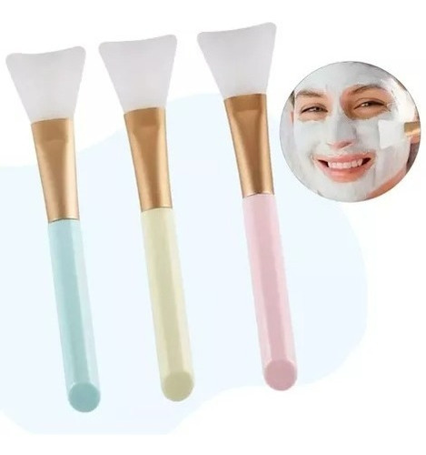 Brocha Facial Y Corporal Aplicador De Mascarilla De Silicona