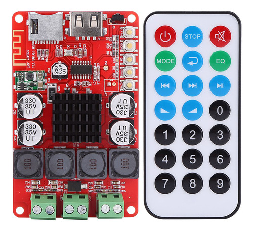 Receptor De Audio Bluetooth Portátil 50w+50w Tarjeta Tf