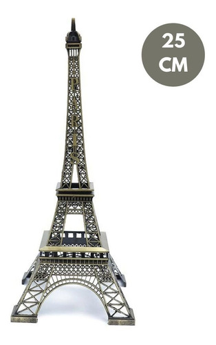 Torre Eiffel Paris Grande Decoração Enfeite Casa Metal