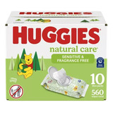 Toallitas Para Bebe Wipes Huggies Natural Care Sensitive 560