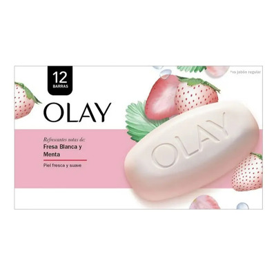 Jabón De Tocador Olay 12 Barras 90 Grs Piel Fresca Y Suave