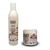 Kit Olio Aceite De Coco Shampoo + Baño De Crema