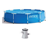 Piscina Armação Redonda 4.485 Litros Estrutural Filtro Intex