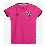 Camisa Infantil Umbro Fluminense Outubro Rosa 2023