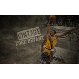 Poster  Vintage Kobe Bryant  -  Arte Decorar - 30 Cm X 42 Cm