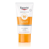 Protector Solar Eucerin Fps50+ Sensitive Creme Facial 50ml