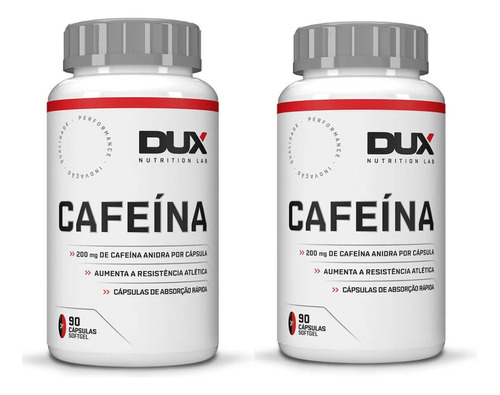 Kit 2 Unidades Cafeína (90caps) - Dux Nutrition