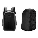 Mochila Portanotebook Con Funda Impermeable Hombre Mujer