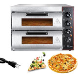 Horno Pizza Comercial 16in Doble 3000w 110v Shikha