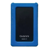 Disco Duro Externo Hdd Quaroni Modelo Qdd01-1t Con Capacidad De 1tb Resistente A Golpes Y Polvo En Color Negro Y Azul