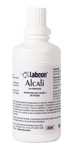 Alcon Labcon Alcali 100ml  Aquários   Full