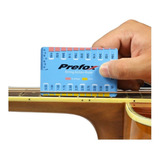 Régua Luthier Regulagem Altura Cordas Cartão Guitarra Violão