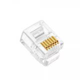 Conector Rj11 Plug 6x6 - Cj50