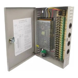 Fuente Poder Para 18 Cámaras Cctv Dc 12v 20a Gabinete Metal