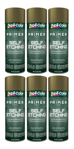 Paq 6 Pinturas De Imprimacion Color Verde Spray Dupli-color