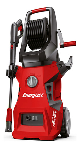 Hidrolavadora Eléctrica Energizer Alta Presion 1800w 2030psi Color Rojo Frecuencia 60 Hz