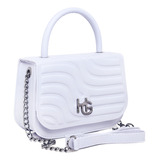 Bolsa Feminina Transversal Tiracolo Pronta Cor Branco