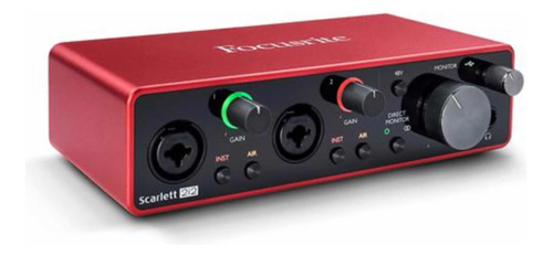 Interfaz De Audio Focusrite Sacarlett 2i2 3ra Generación