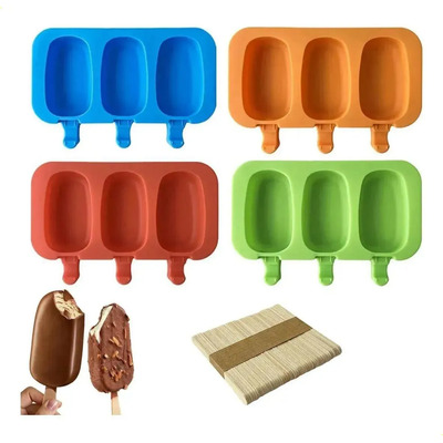 - Kit De 4 Moldes De Silicone Para Paletes Magnum De 200 Ml | Frete grátis