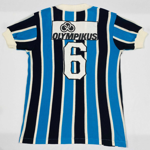 Camisa Jogo Grêmio 1982 Olympikus Terres Tricolor 6 De Leon