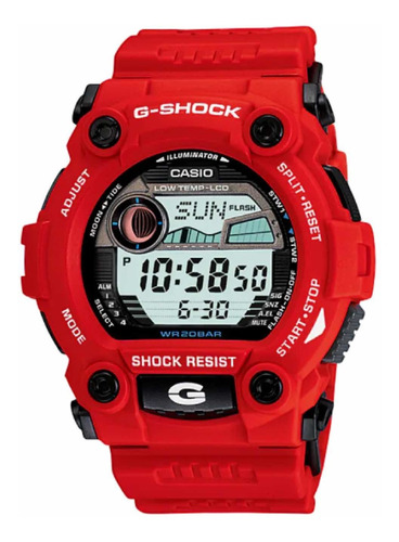 Reloj Casio G-shock G 7900 Fases Lunares Y Grafico De Marea.