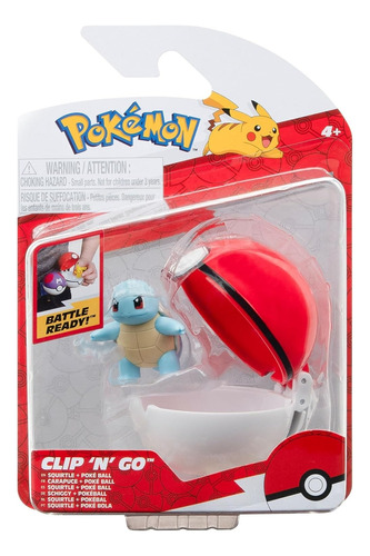 Pokemon Squirtle Clip'n'go Squirtle & Pokéball