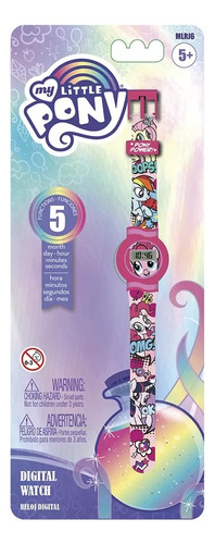 Reloj Pulsera Digital Infantil My Little Pony 5 Funciones