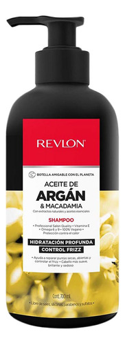  Shampoo Aceite Argan & Macadamia Revlon Control Frizz 700ml