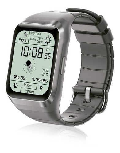 Reloj Inteligente Smartwatch Smart Gps Agua Noga Swpro 01 Ep Color De La Caja Negro Color De La Malla Negro Color Del Bisel Negro Diseño De La Malla Silicona
