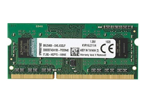 Memoria Ram Compatible Con Macbook Pro Ddr3l 1600mhz 4gb
