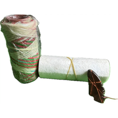 Kit Amarre Para Gallos, Cubierta Parche Y Hilo Verde Oscuro