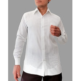 Guayabera Presidencial Blanca Yucateca (lino)