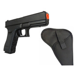 Pistola Airsoft Full Metal Glock V20 Spring + Coldre Cinto