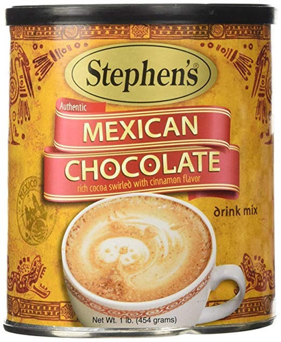 De Stephen Gourmet Cacao Caliente, Chocolate Mexicano, 16 Oz