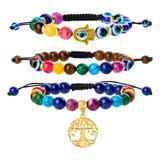 Bivei Pulseras De Cuentas De Chakras Para Mujer, 0.315 In, .