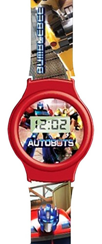 Reloj Digital Transformers Original Hasbro Pce Trrj6 Bigshop