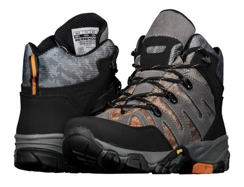 Bota Para Campismo Treking Outdoor Berrendo Mod.2016 Naranja