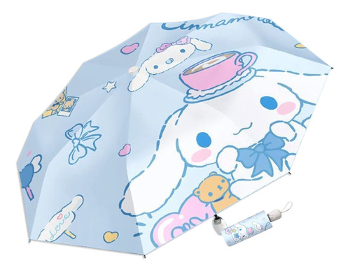 Paraguas Plegable Para Perro De Anime Resistente Al Viento Y