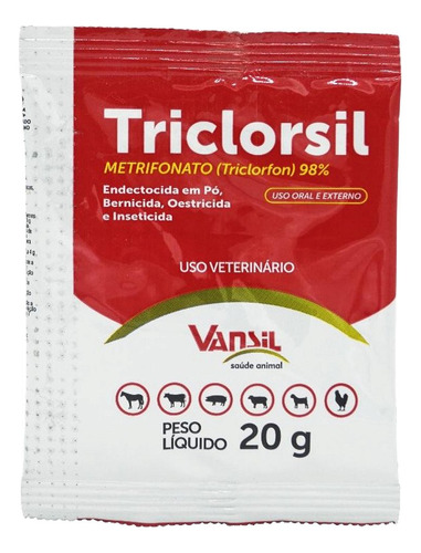 Triclorsil Sachê Unitário 20 Gr - Vansil