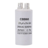 Capacitor 25mfd 250v Condensador Terminal Cbb60 25uf 250v Ps