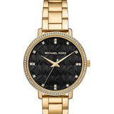 Michael Kors Reloj De Pulsera Para Mujer 38 Mm Dorado/negro