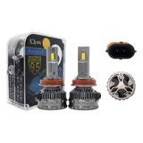 Kit 2 Foco Led H11 Hid Csp Led Nitrogeno Cambus 85w Luz Fija