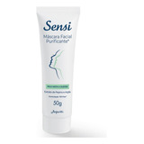 Sensi Máscara Facial Purificante Extrato De Pepino E Argila